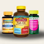 Combo Prenatal Completo: Multivitamínico, Omega-3 y Probióticos