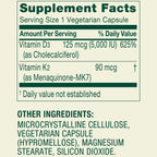 Vitamina K2 + D3 Spring Valley