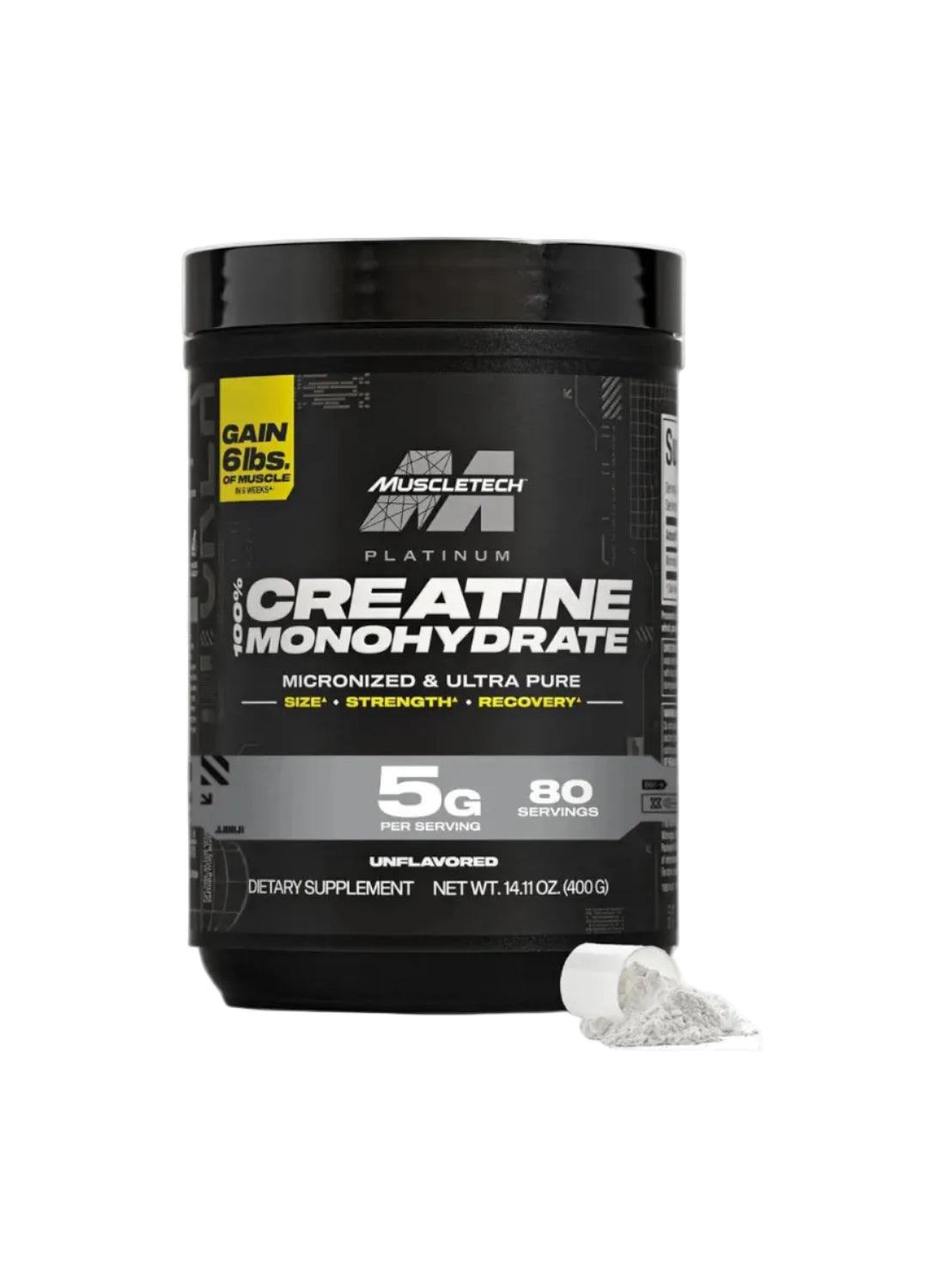 MuscleTech Platinum - Creatina Monohidrata (400g)