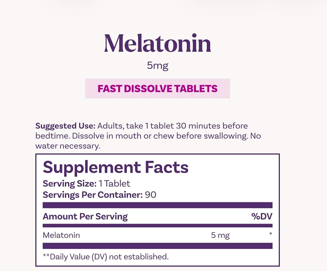 Melatonin 5mg - Natrol