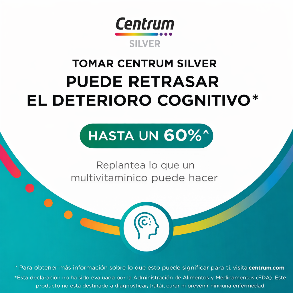 Centrum - Multivitamínico para adultos 50 +