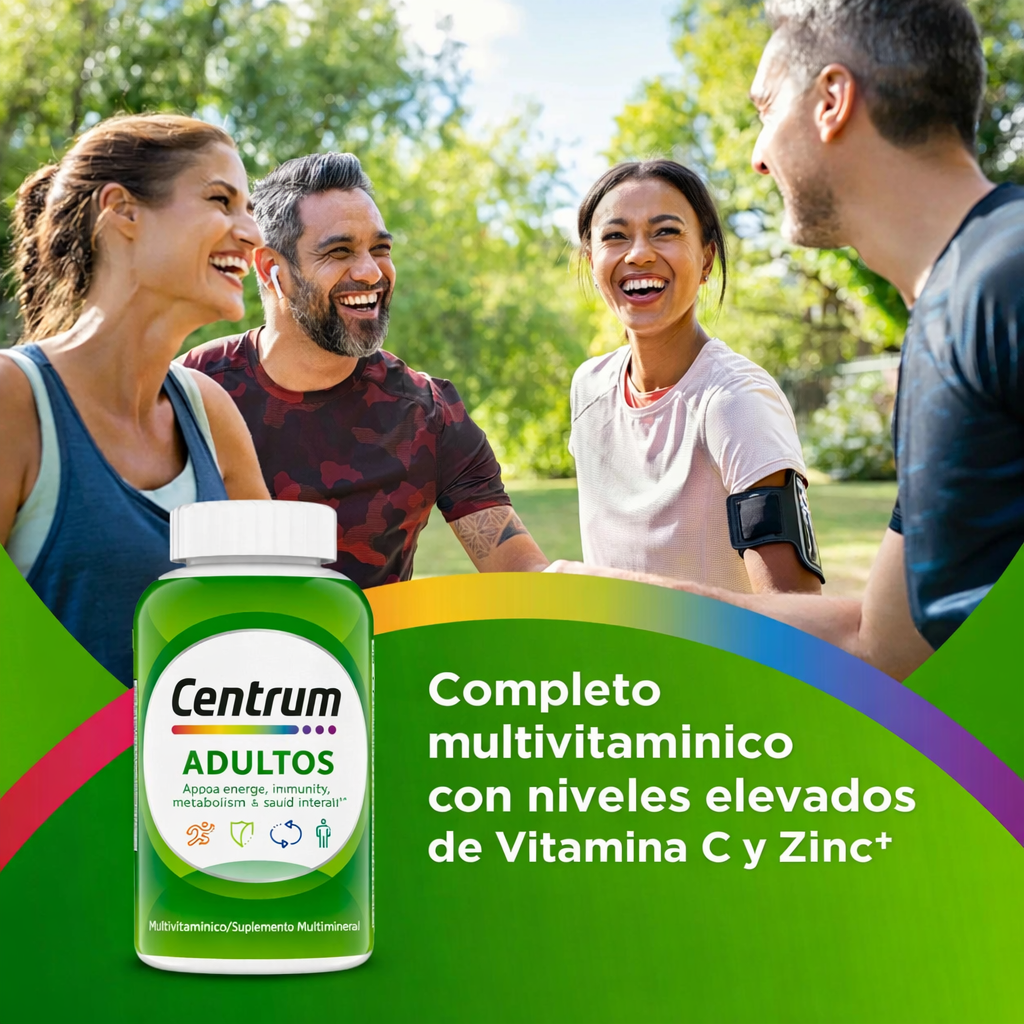 Centrum - Suplemento multivitamínico para adultos