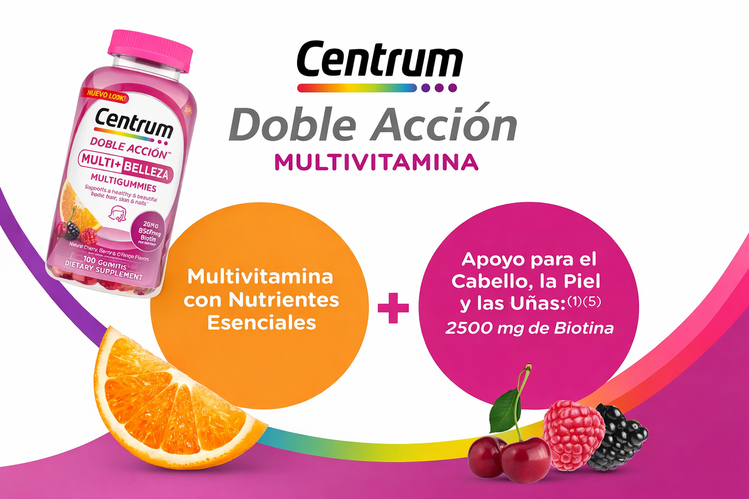 Centrum - Gomitas Multi Beauty para mujer