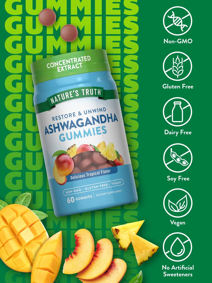 Nature's Truth - Ashwagandha en gomitas
