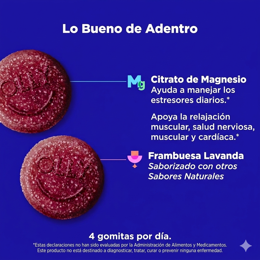 OLLY - Gomitas de magnesio relajantes