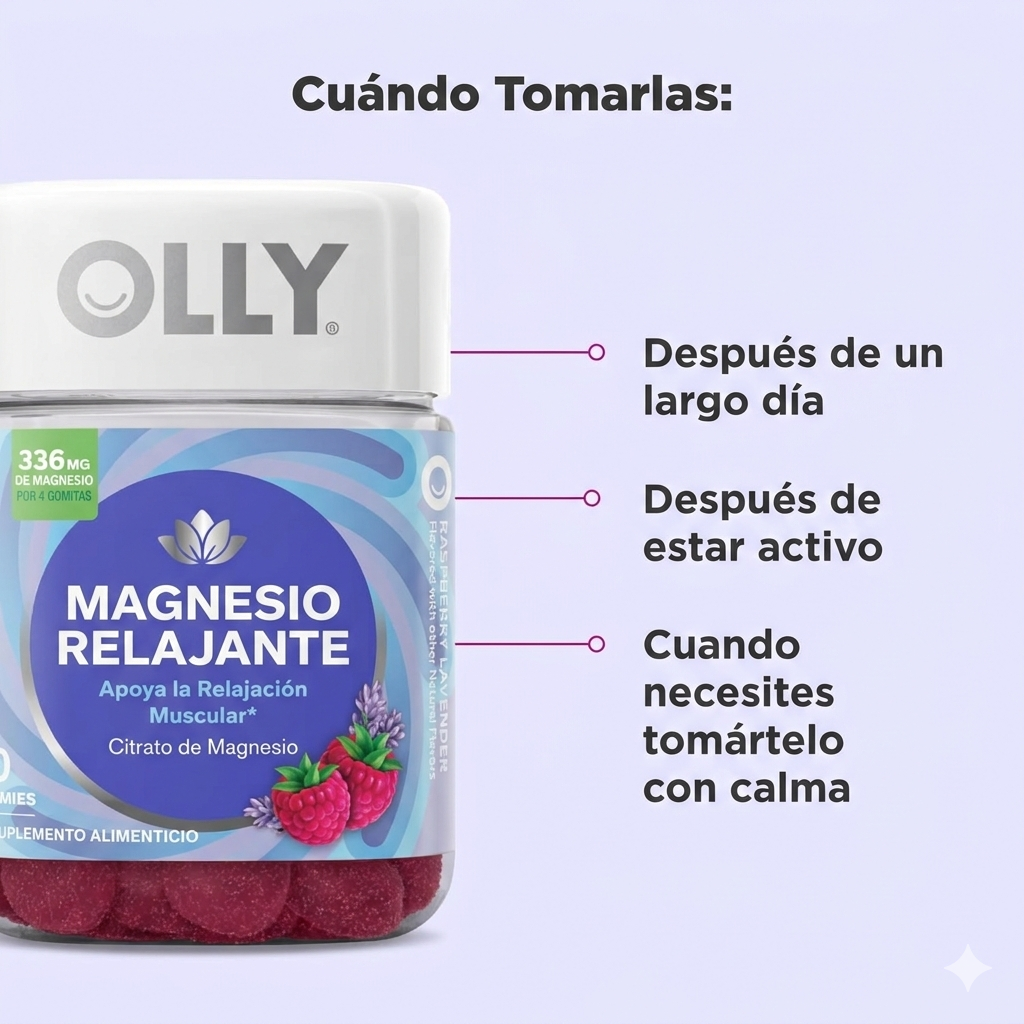 OLLY - Gomitas de magnesio relajantes