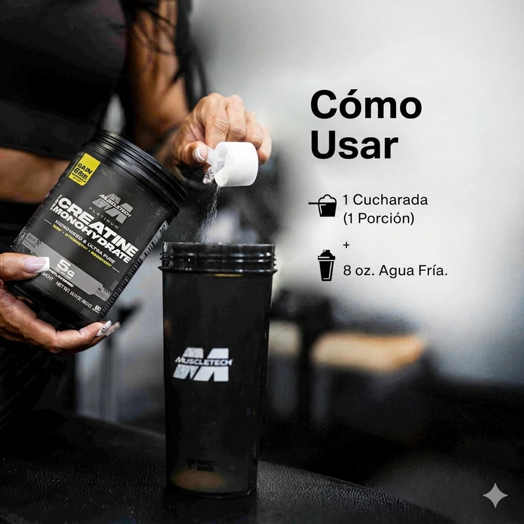 MuscleTech Platinum - Creatina Monohidrata (400g)