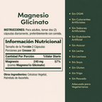 Glicinato de Magnesio Natures bounty