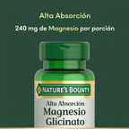 Glicinato de Magnesio Natures bounty